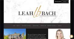 Desktop Screenshot of leahbach.com